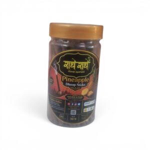 Radhey Radhey Premium Pineapple Dhoop Sticks | Natural Fragrance | 50 Sticks Pack