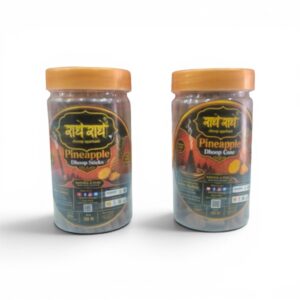 Radhey Radhey Pineapple Dhoop Combo Pack – 50 Dhoop Sticks + 50 Dhoop Cones